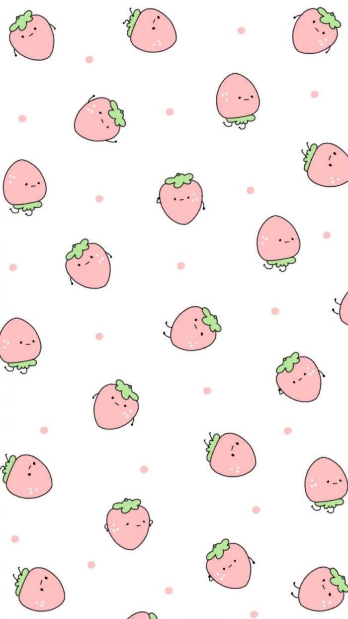 Kawaii Strawberry Wallpapers Top Free Kawaii Strawberry Backgrounds Wallpaperaccess