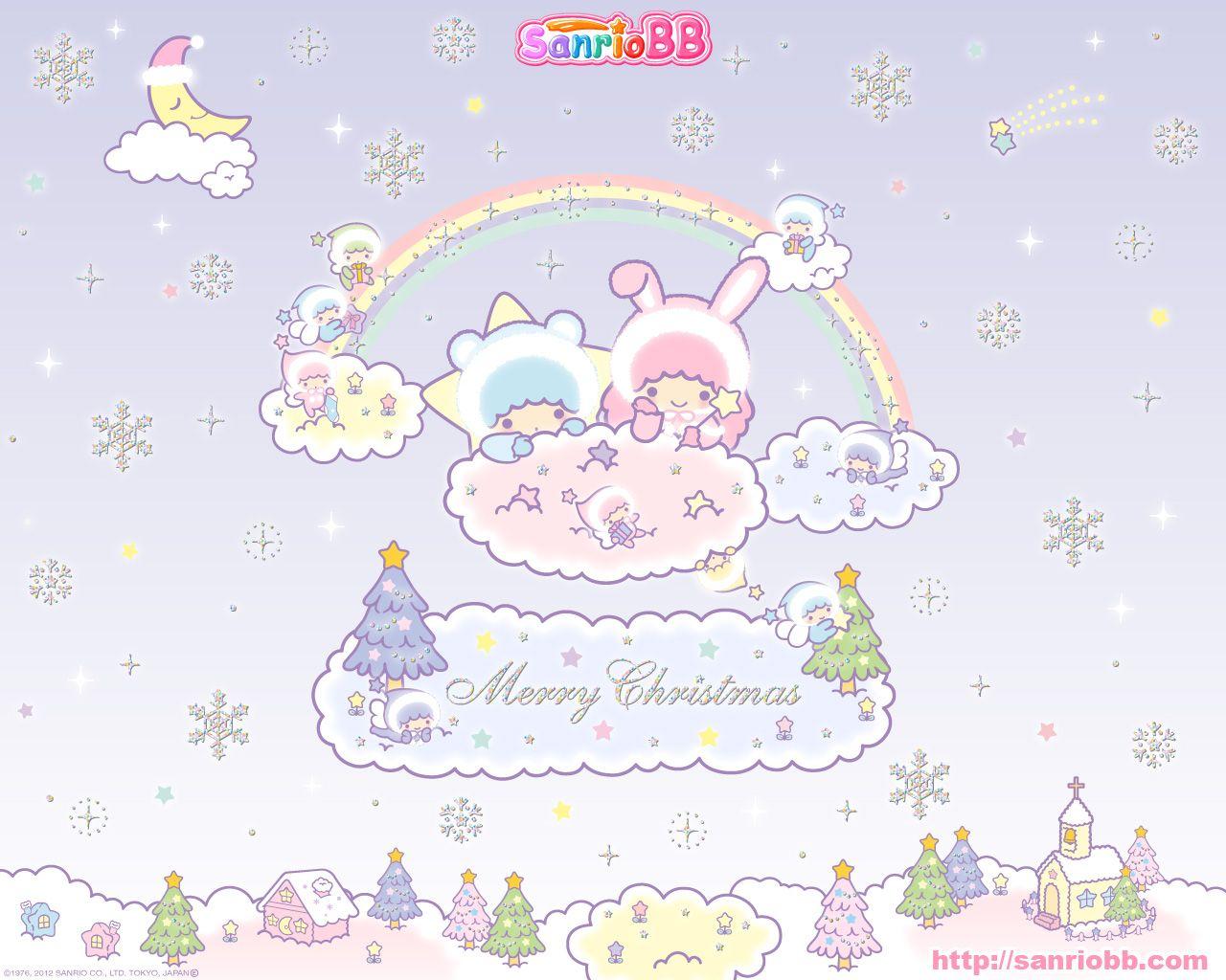 1280x1024 Little Twin Stars Wallpaper