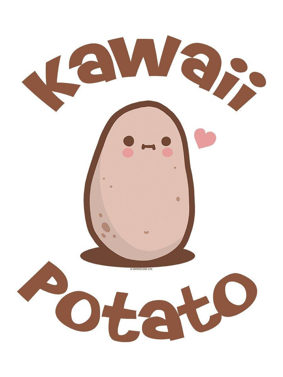 900x1200 Kawaii Potato Wallpaper