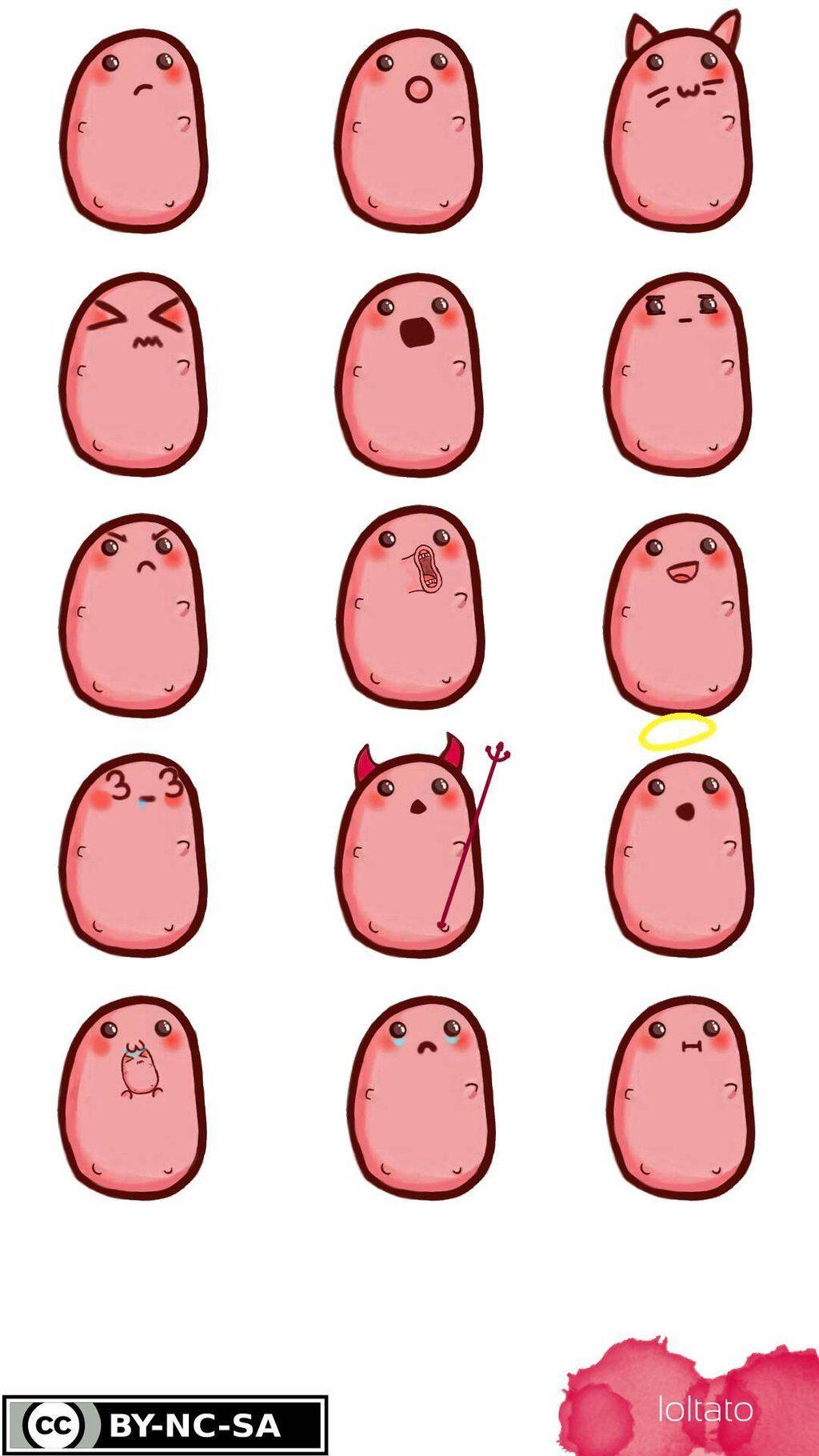 Potato Kawaii Wallpapers - Top Free Potato Kawaii Backgrounds