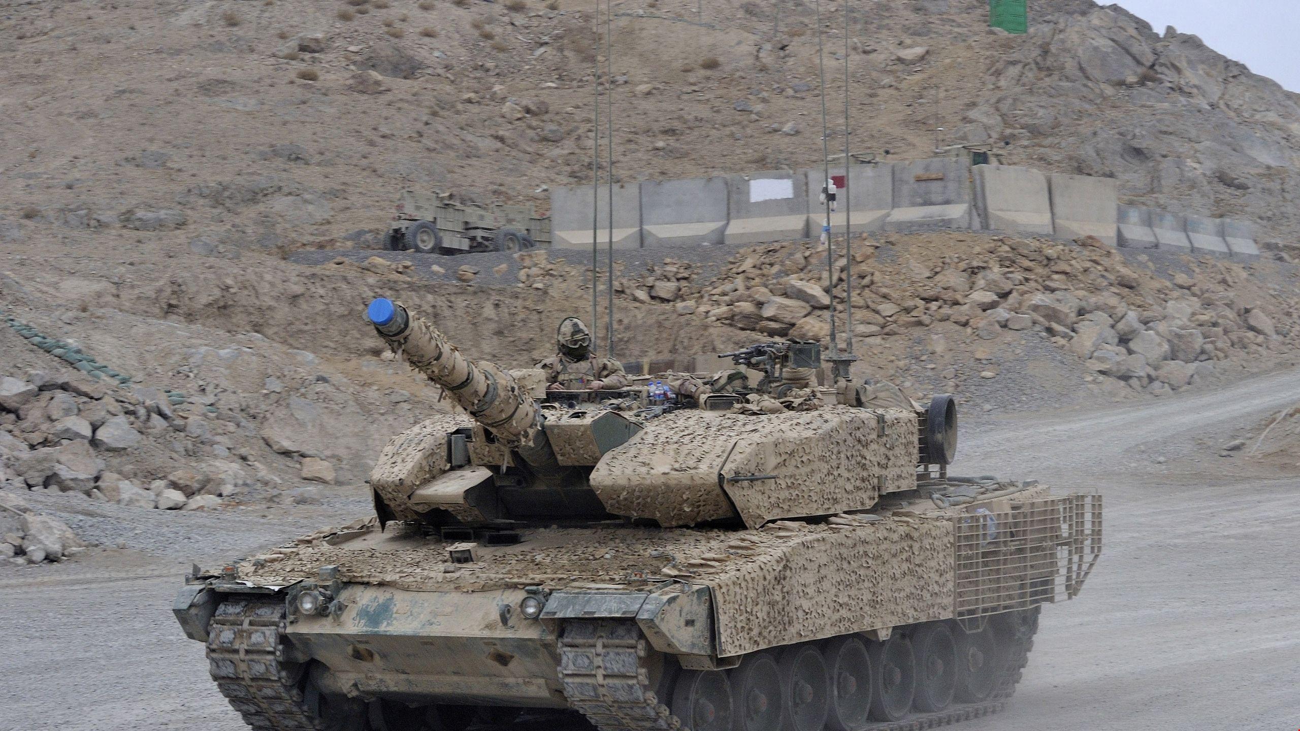 2560x1440 3k Leopard 2A6M, tank, German Army Background. HD