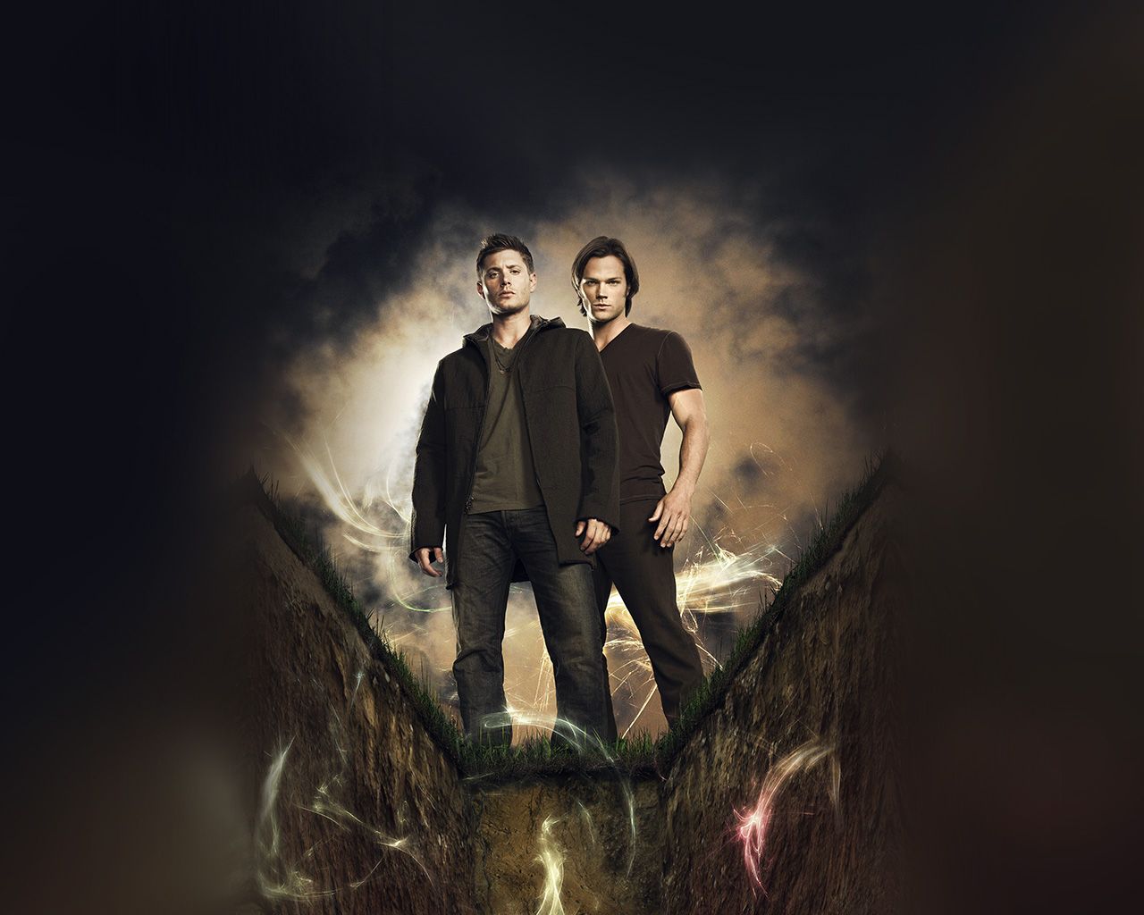 1280x1024 Supernatural Film Tvshow Art