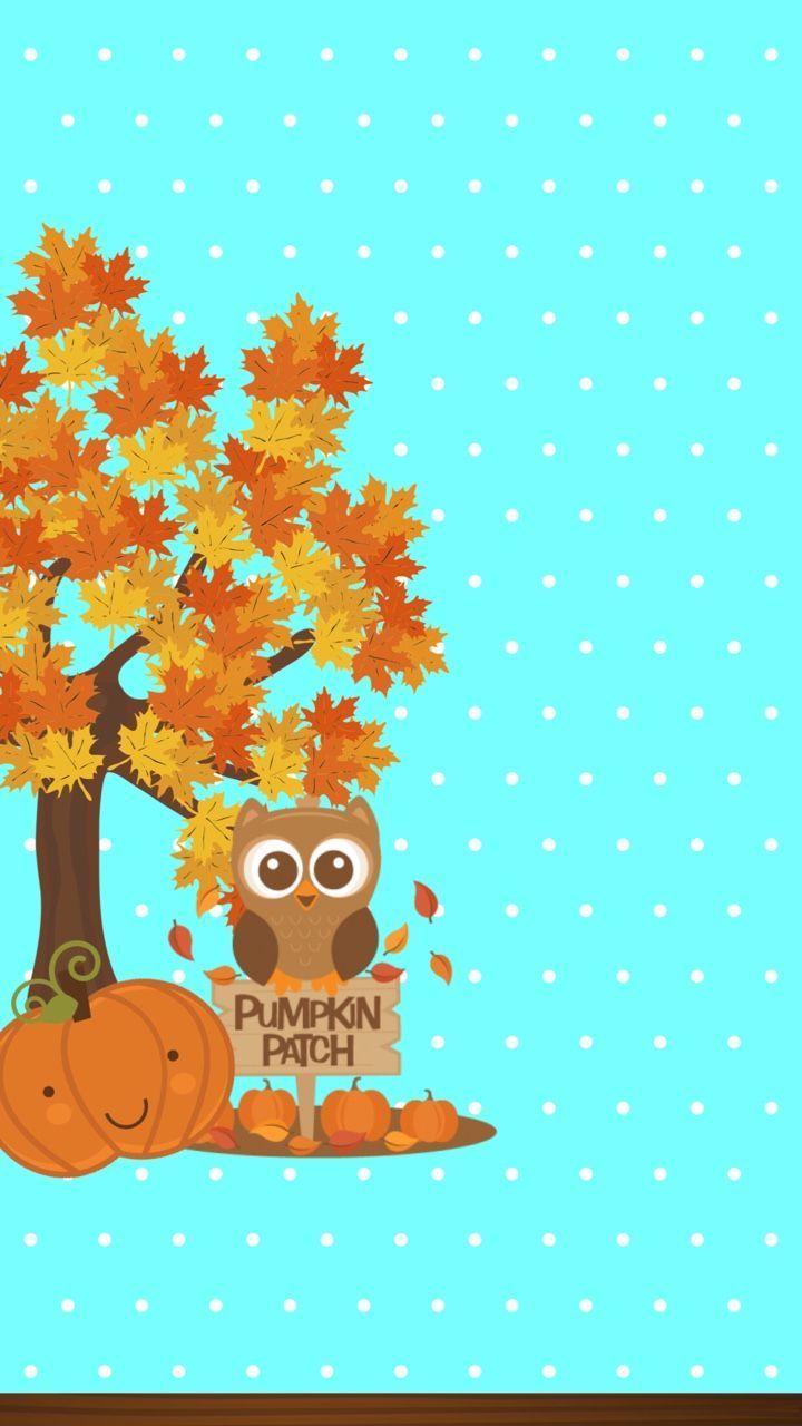 720x1280 Owl Thanksgiving