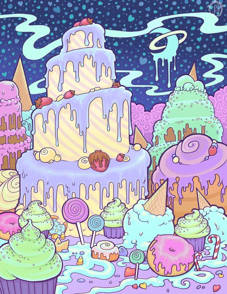 Kawaii Cake Wallpapers - Top Free Kawaii Cake Backgrounds - WallpaperAccess