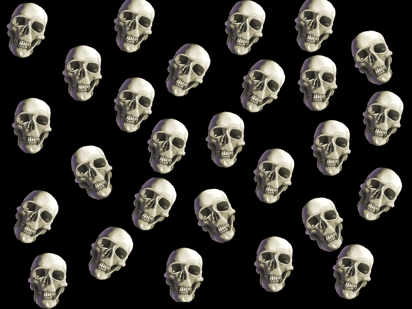Halloween Skull Wallpaper