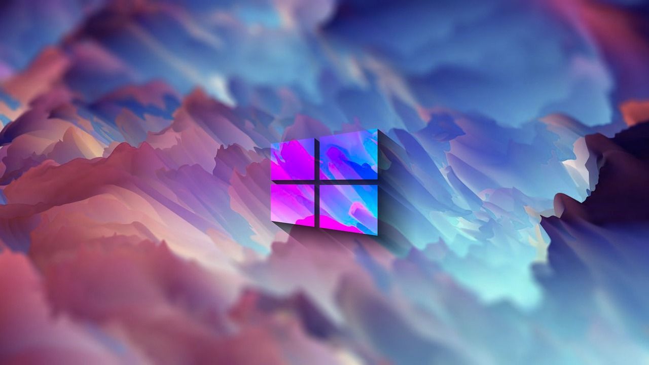 1280x720 Download Windows Logo Background. Royalty Free Stock Illustration Image