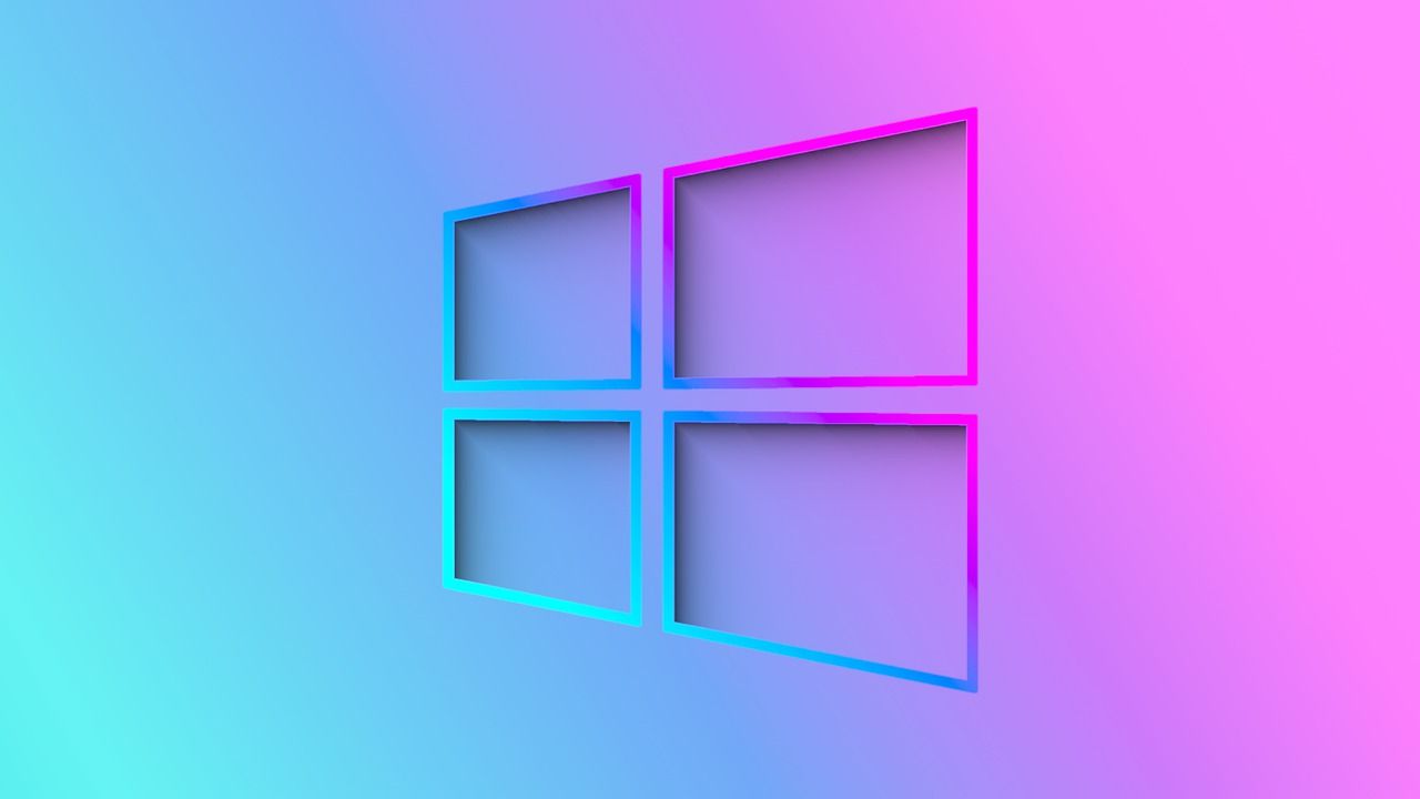 1280x720 Download Windows Logo 4K. Royalty Free Stock Illustration Image
