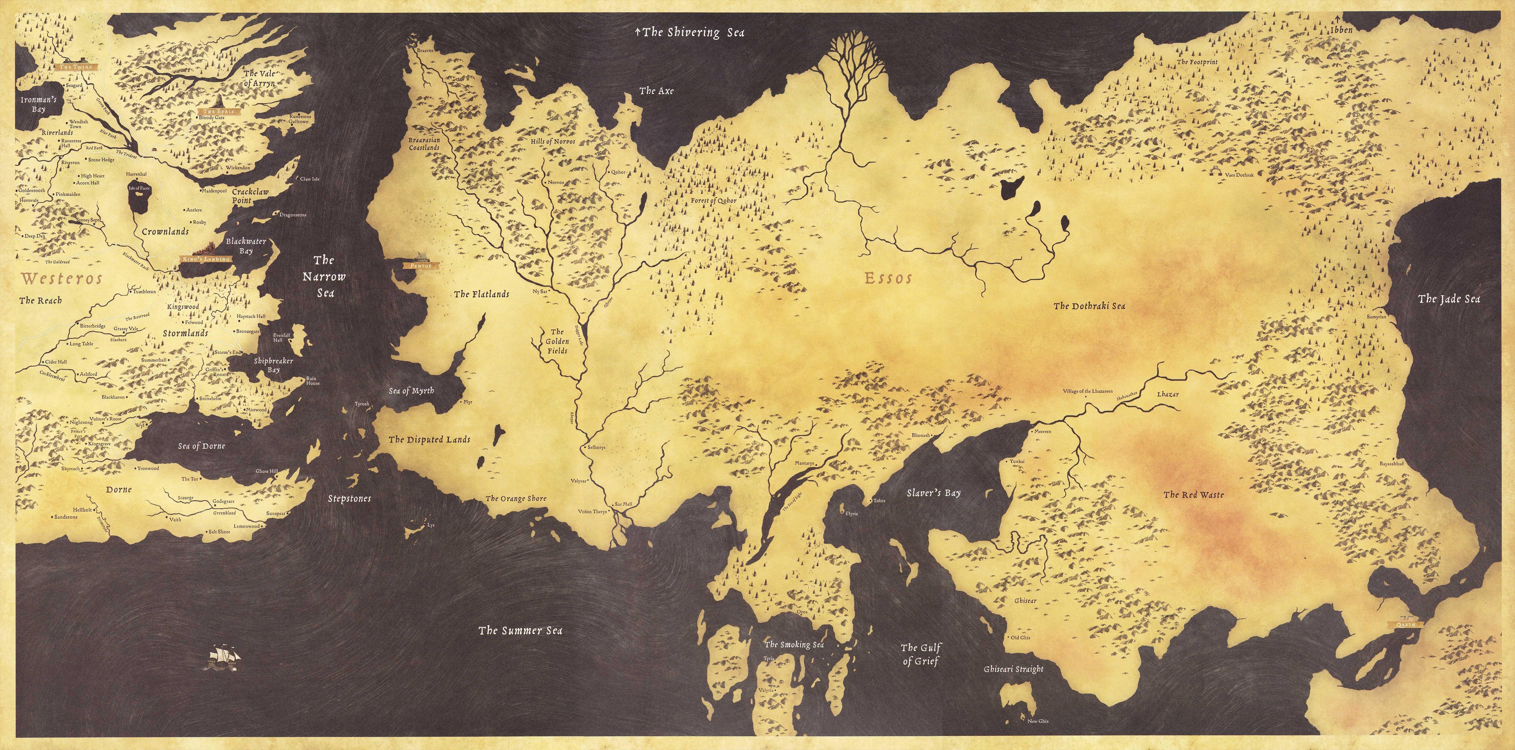 Game Of Thrones Map Wallpapers Top Free Game Of Thrones