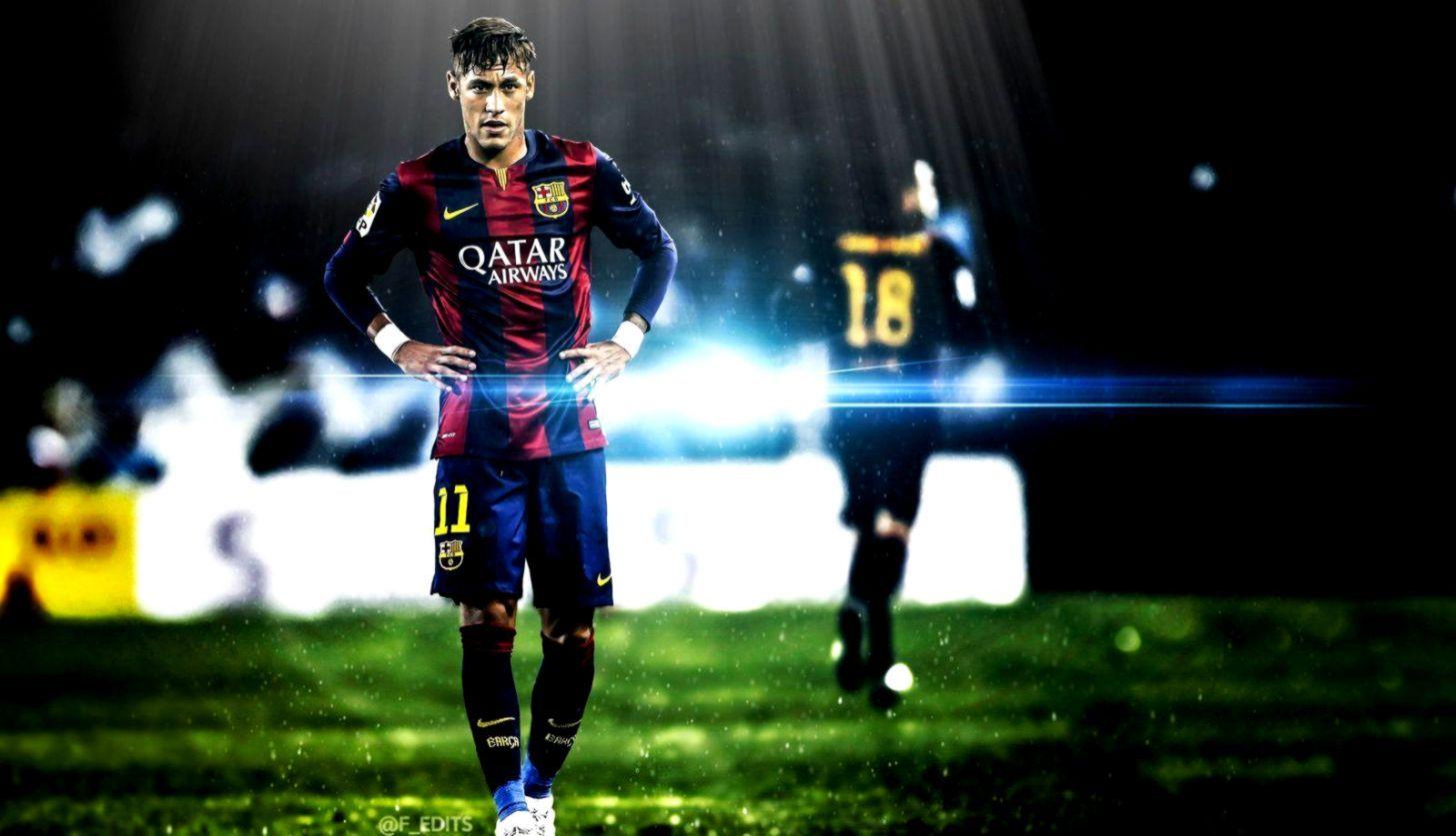 Hình nền HD 1456x837 Barcelona Neymar Jr