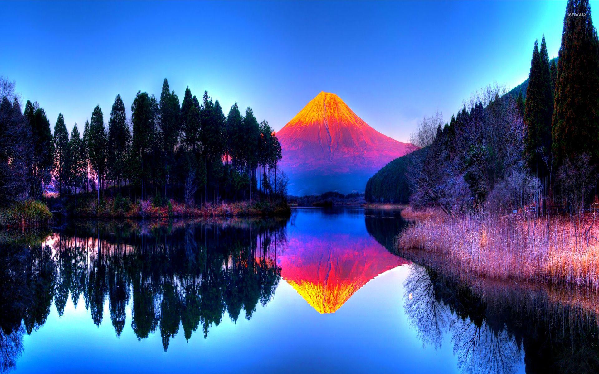 1920x1200 Colorful volcano wallpaper wallpaper