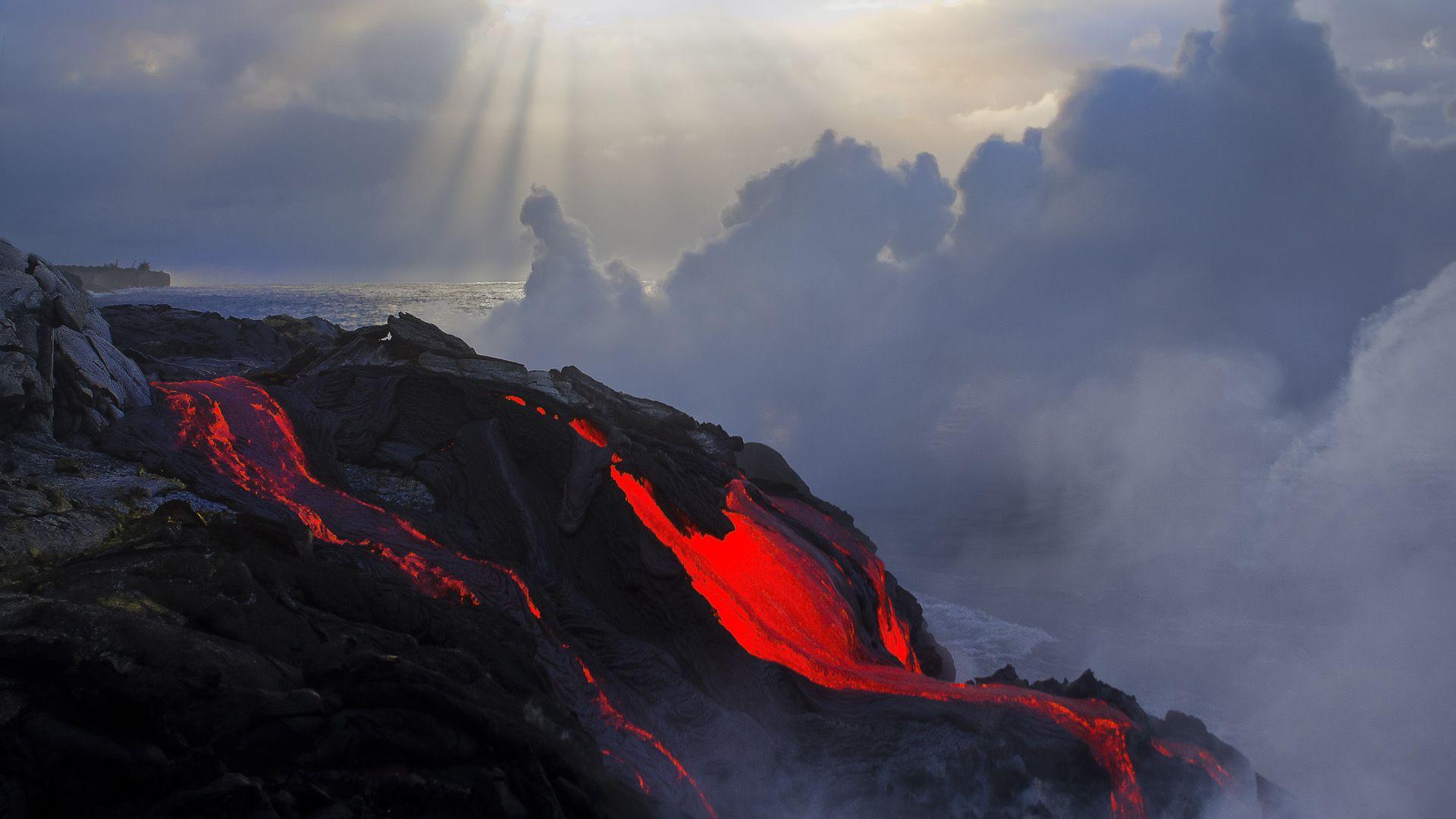 1920x1080 Volcano Wallpaper