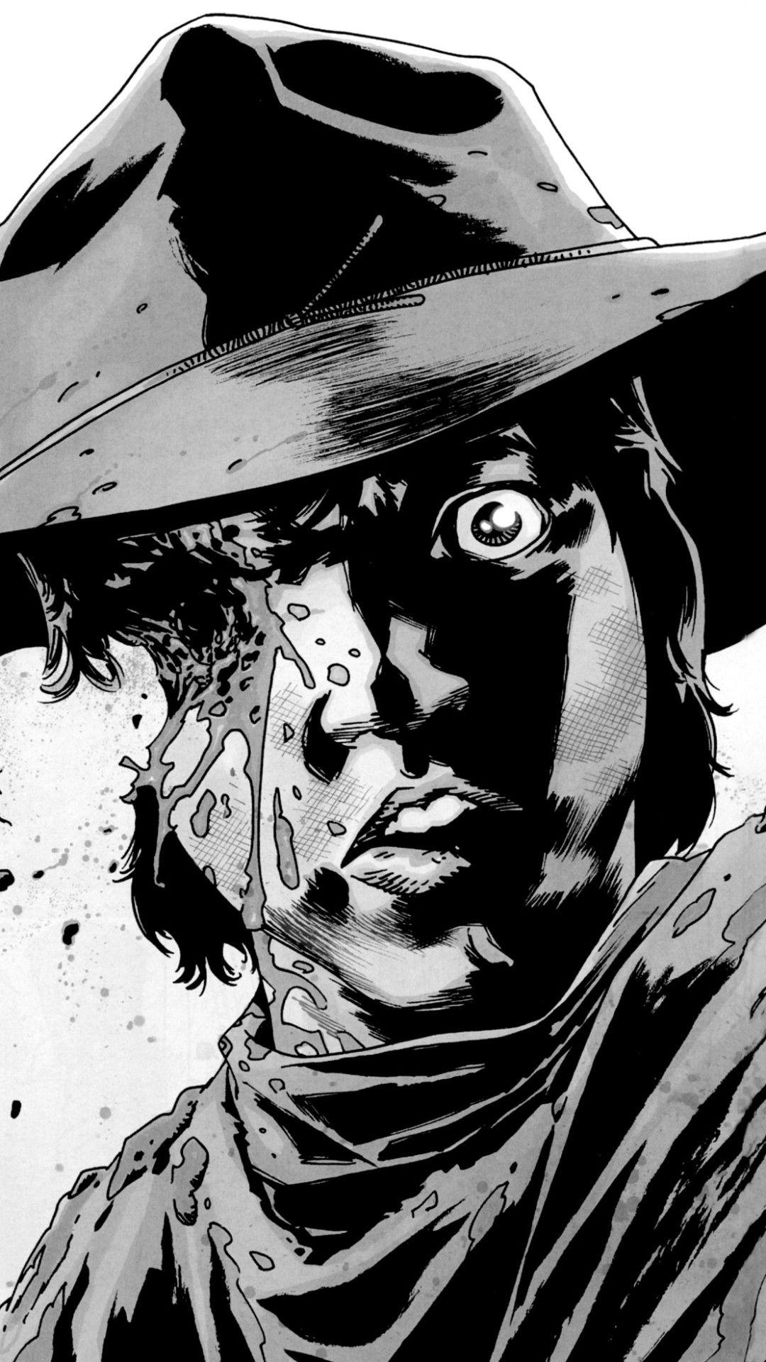 1080x1920 Walking Dead Comic Wallpaper background picture