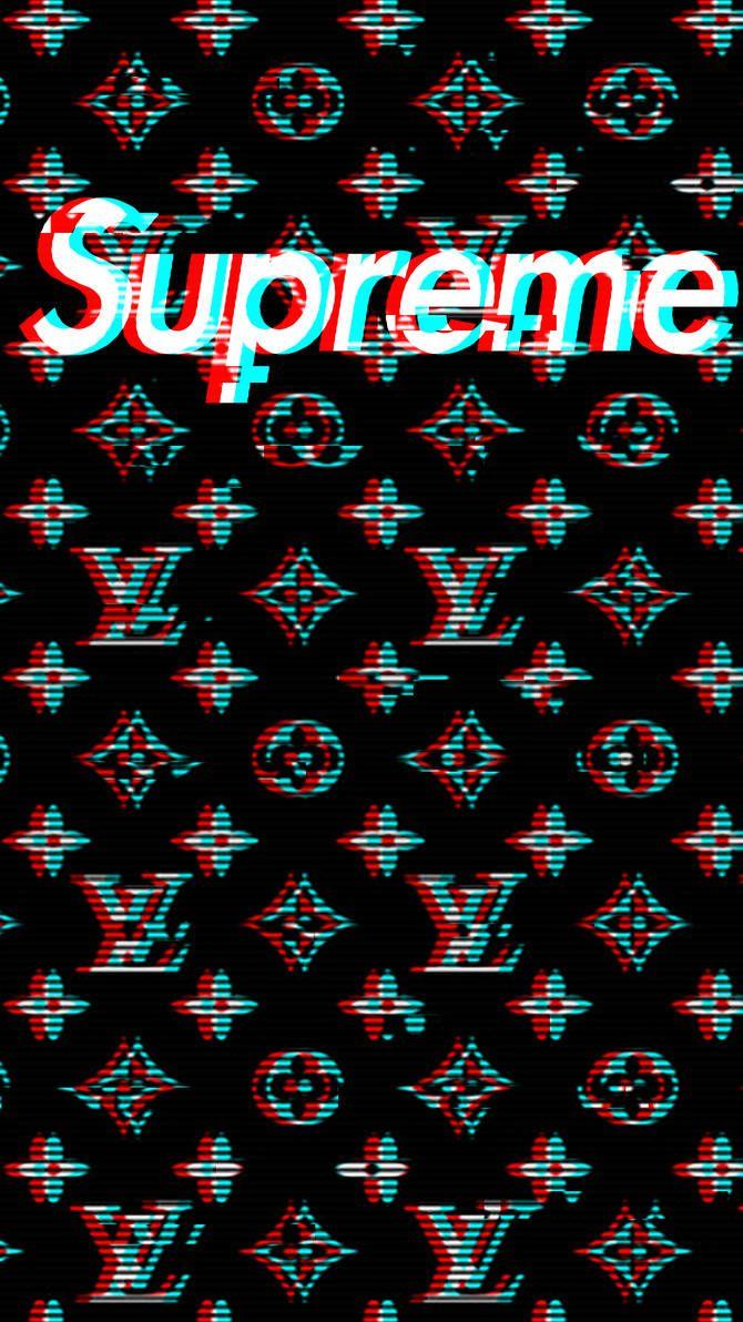 670x1192 Supreme LV Wallpaper