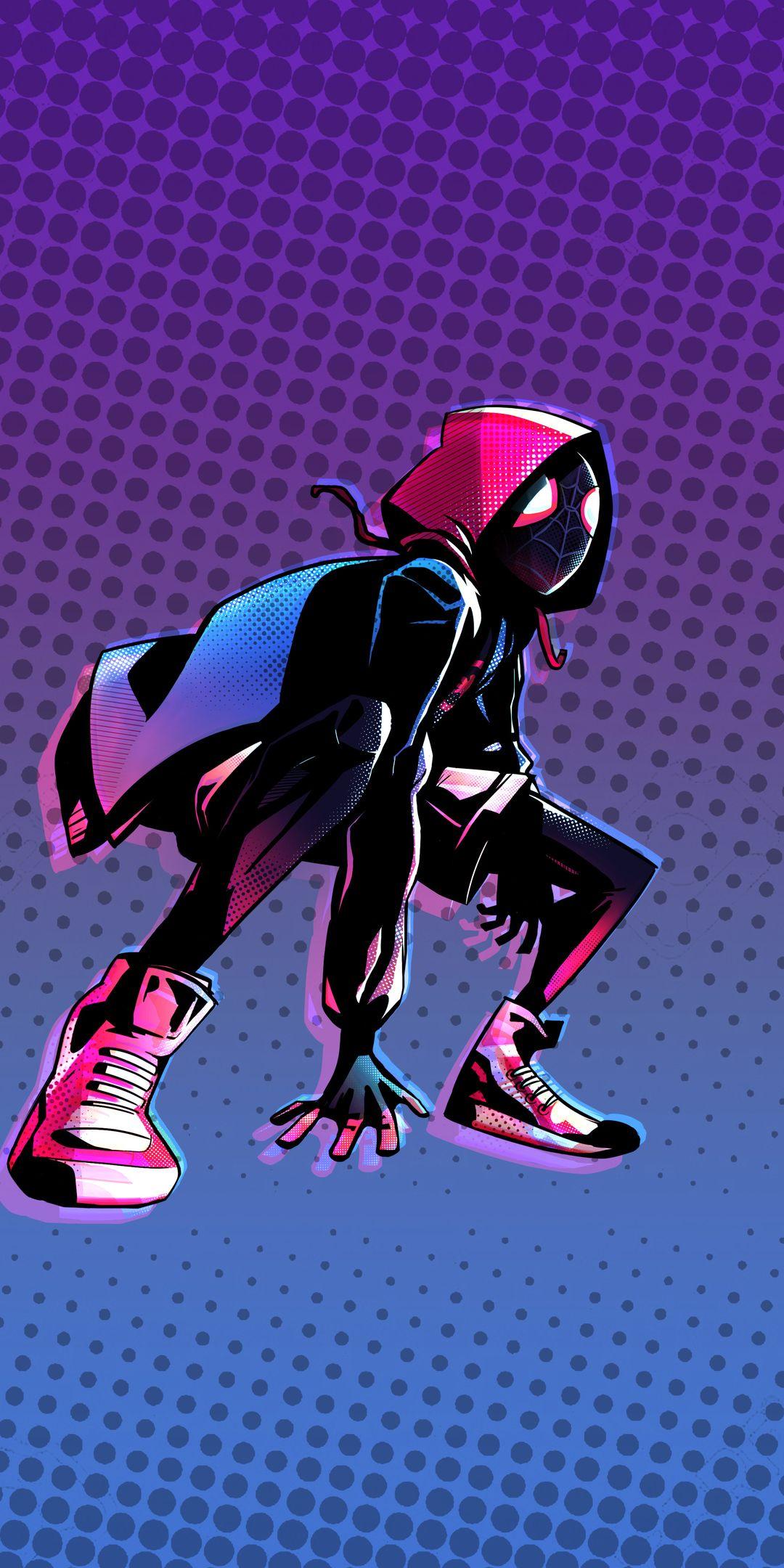 1080x2160 4k Miles Morales Art One Plus 5T, Honor 7x, Honor