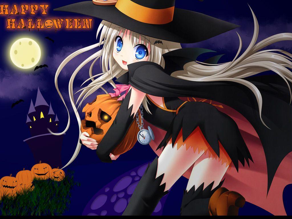 Anime Halloween Wallpapers - Top Free Anime Halloween Backgrounds -  WallpaperAccess
