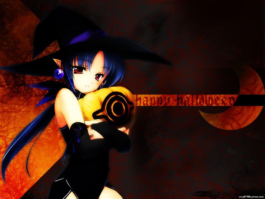 1024x768 Halloween Anime Wallpaperx768