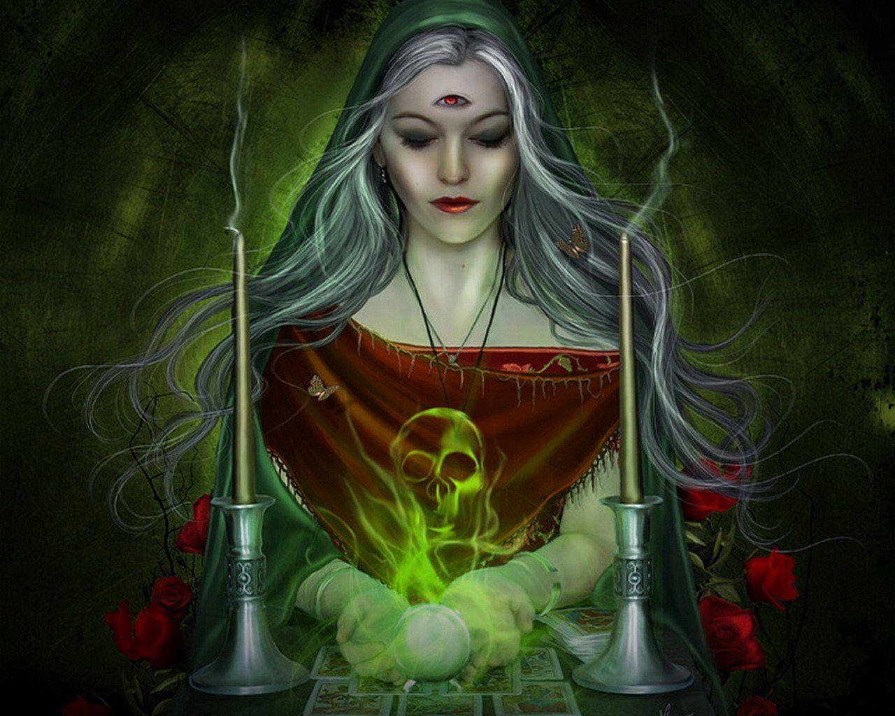 DARK WITCH, witch, fantasy, female, green, gothic, dark, poison, HD  wallpaper | Peakpx