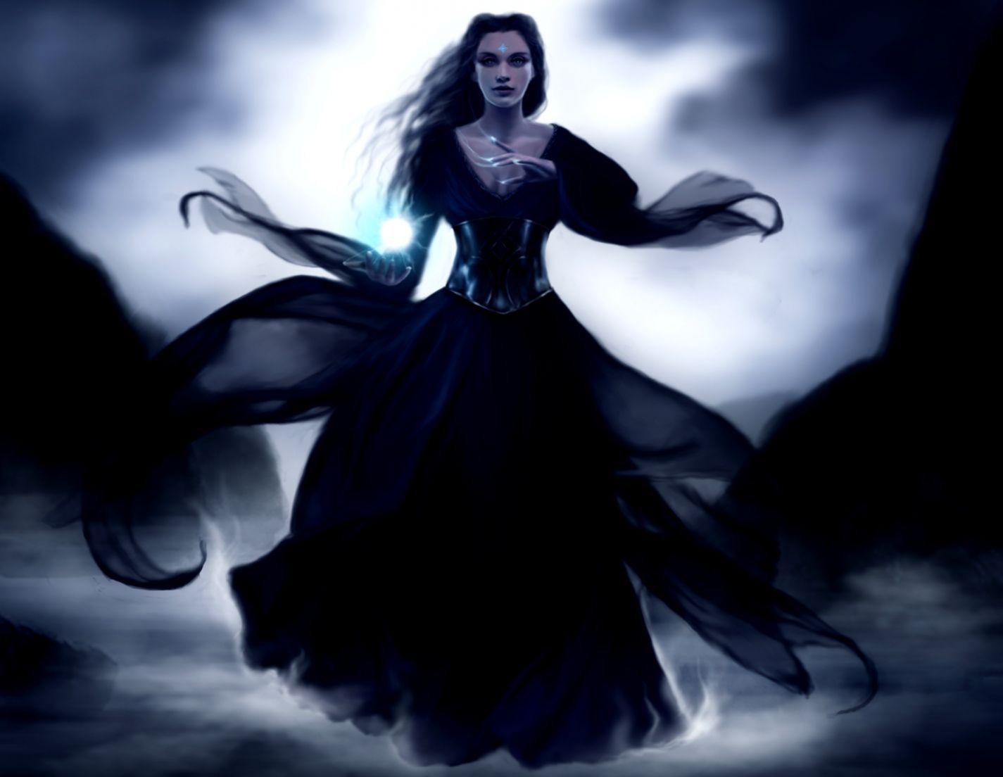 1425x1104 Halloween Witch Wallpaper