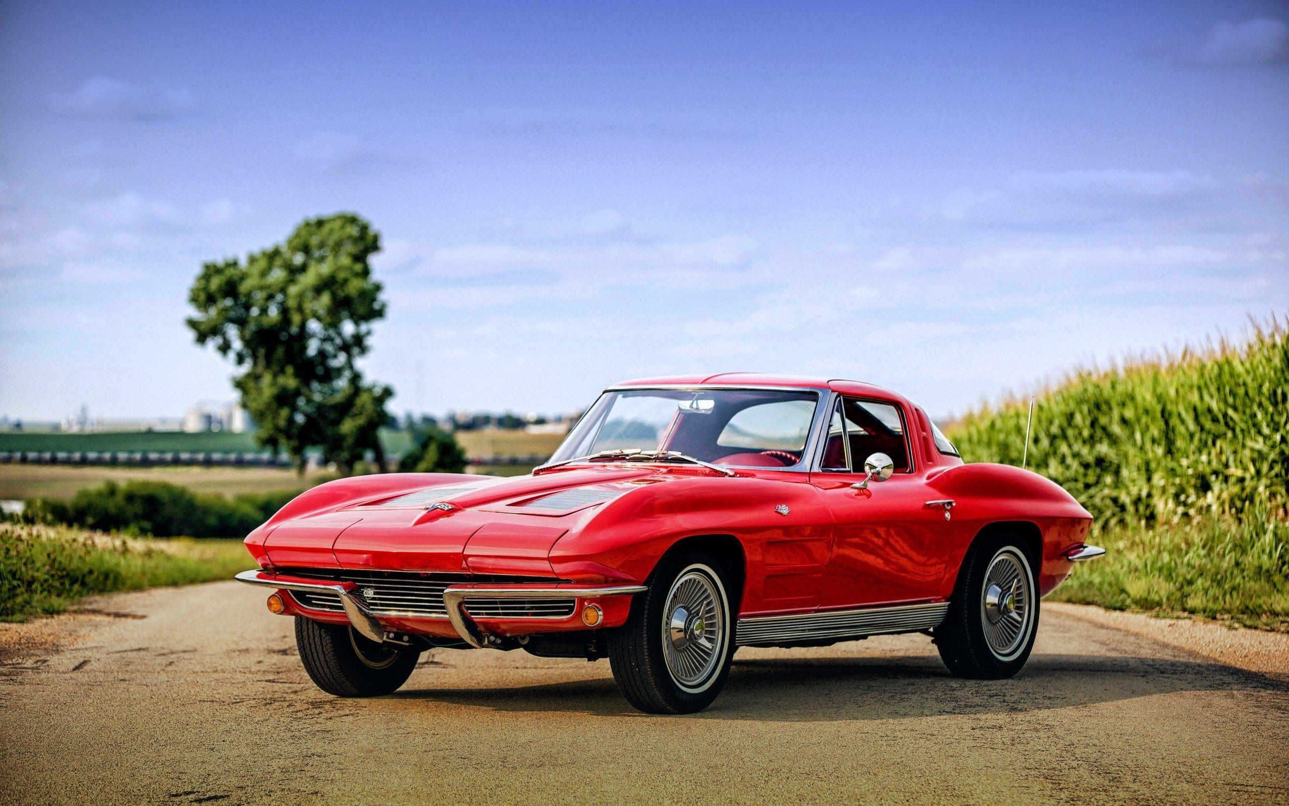 Old And New Corvette Stingray