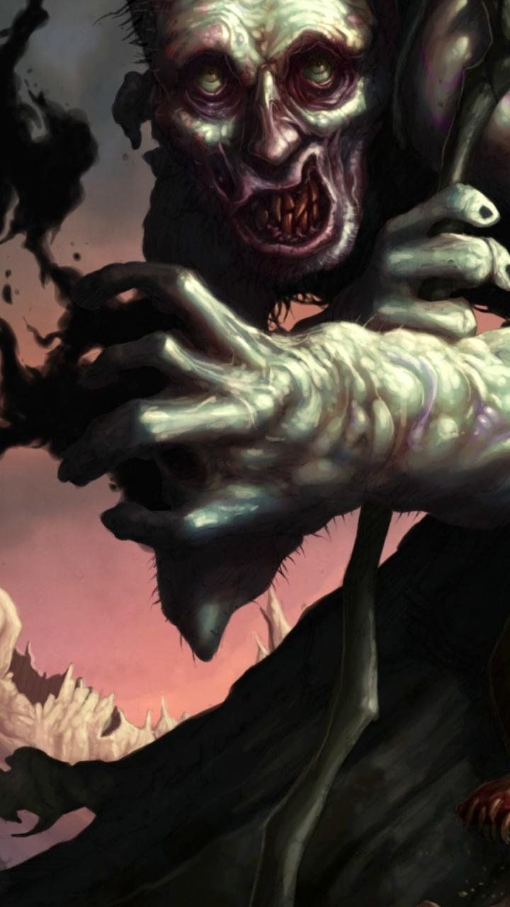 720x1280 Zombie face Wallpaper Download