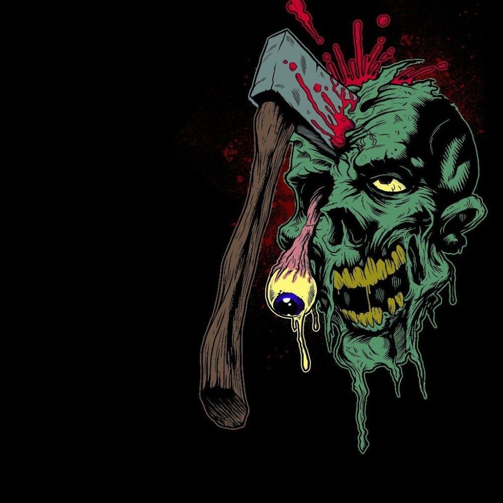1000x1000 Zombie Face Pfp Face