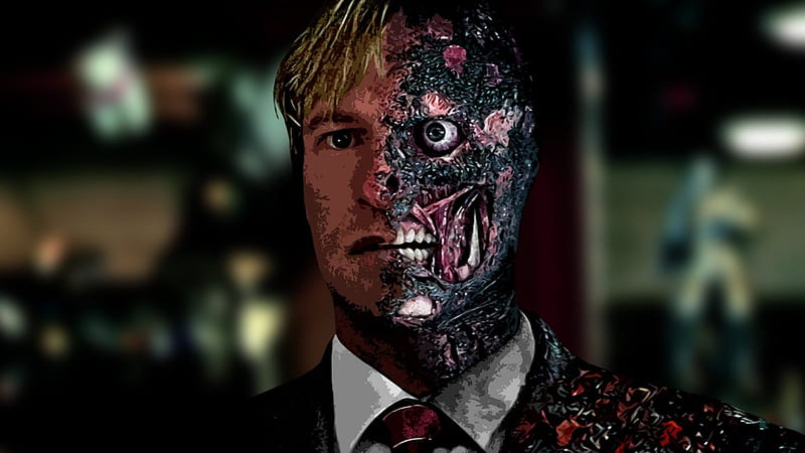 2560x1440 Two Face Wallpaper Two