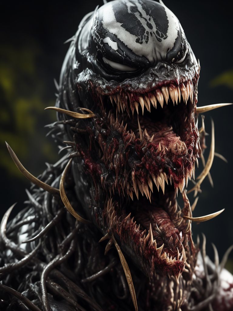 768x1024 MShare: Venom mixed zombie laugh