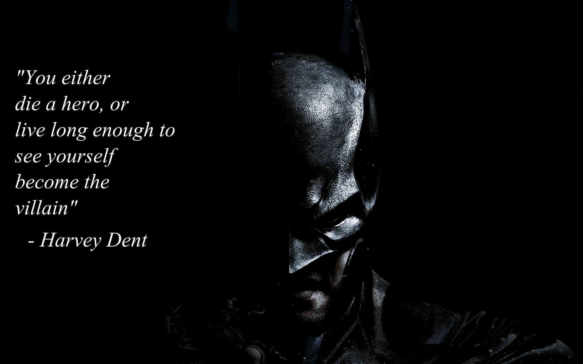 1920x1200 Batman Quotes Wallpaper