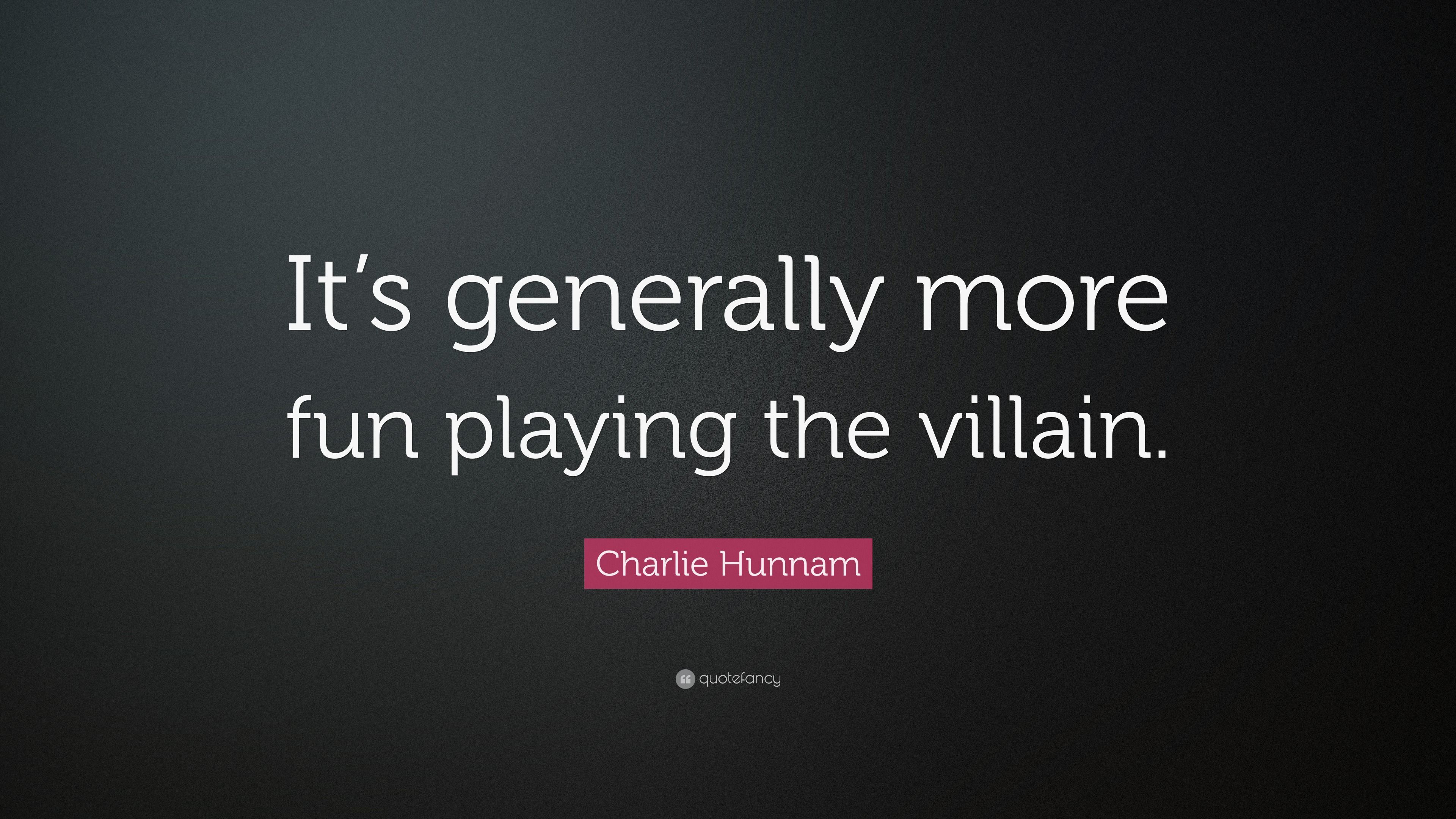3840x2160 Charlie Hunnam Quote: “It's generally