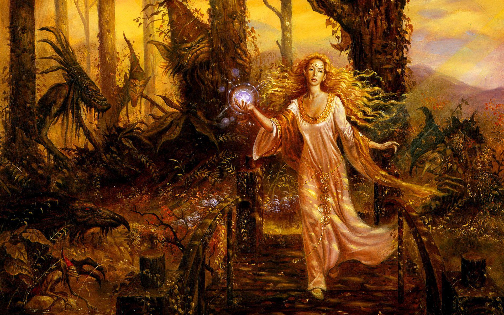 1920x1200 Pagan Magic Background. Magic