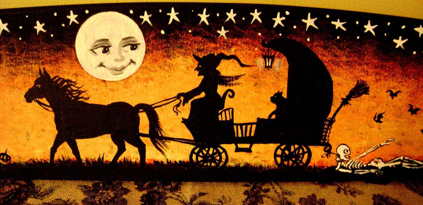 1600x777 Vintage Halloween Wallpaper (50 Wallpaper)