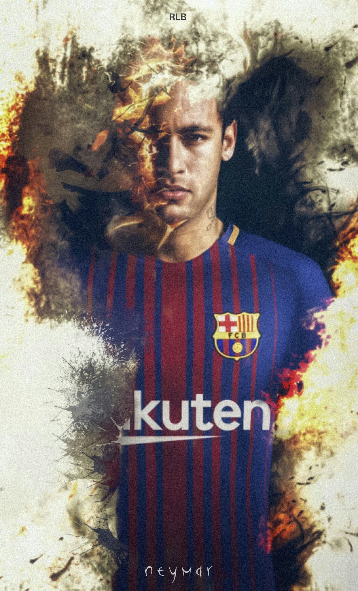 1243x2048 Wallpaper: Neymar Jr FC Barcelona