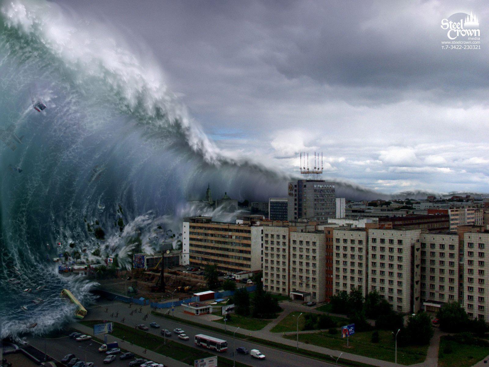 1600x1200 Tsunami Wallpaper