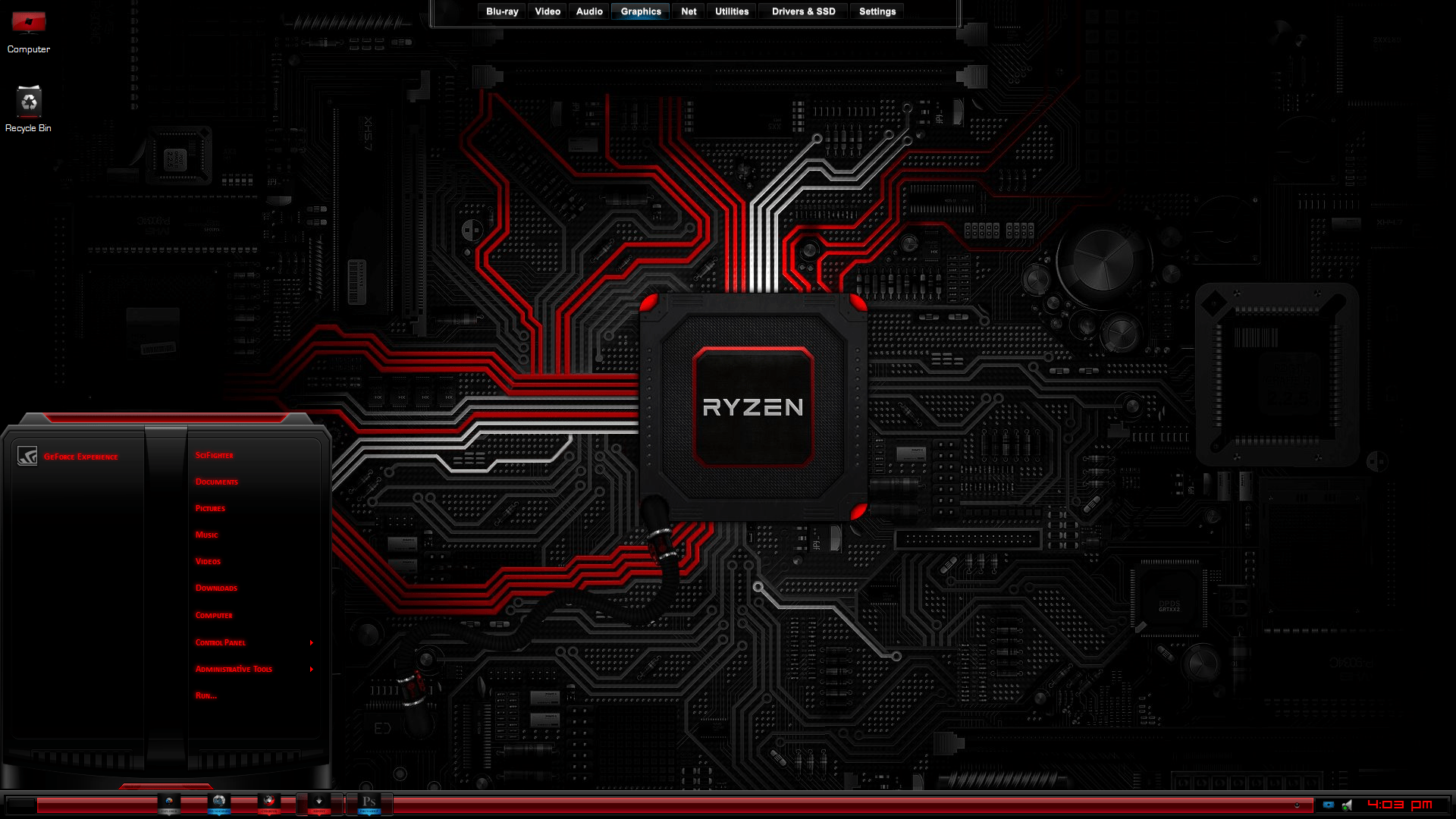 План электропитания для ryzen