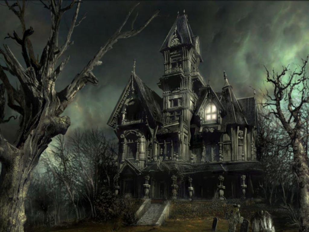 1024x768 Scary Halloween Wallpaper HD
