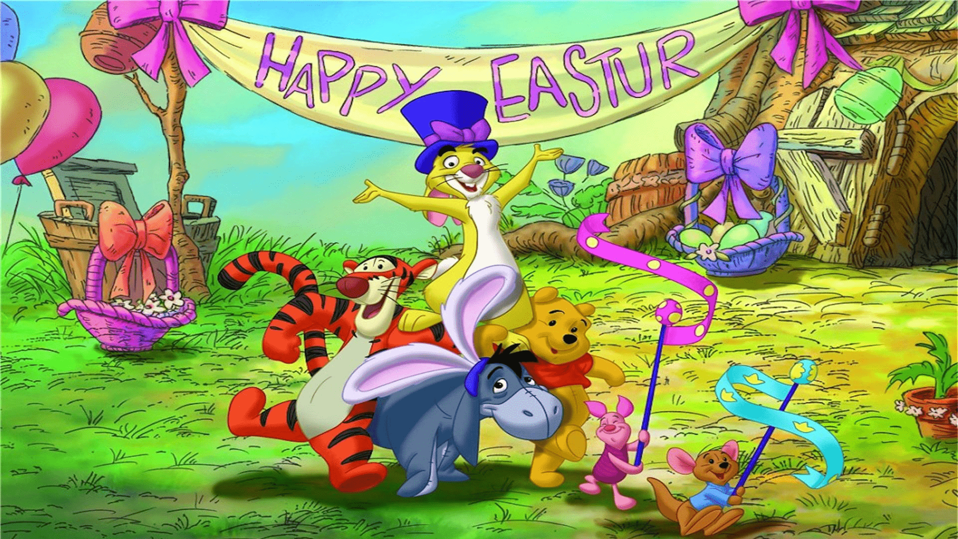 1920x1080 Disney Easter Wallpaper for Desktop