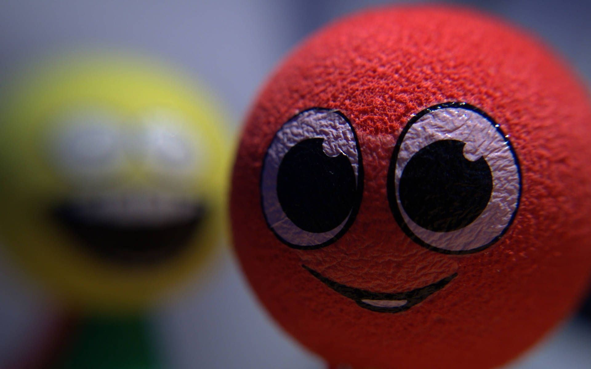 1920x1200 Download Happy Emoji Red Ball Wallpaper