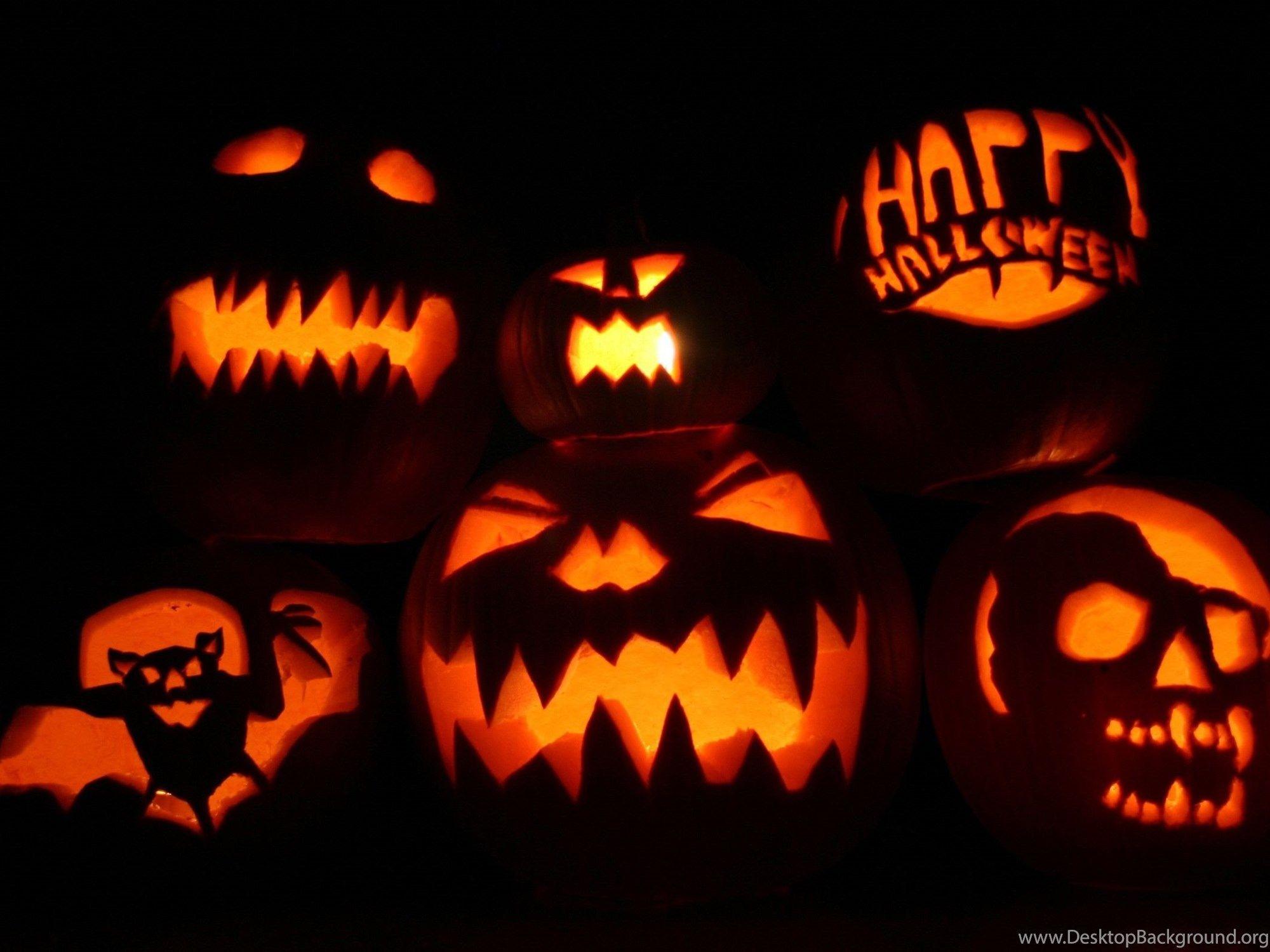 2000x1500 Halloween Wallpaper: Halloween Pumpkin Cartoon Photo. Big