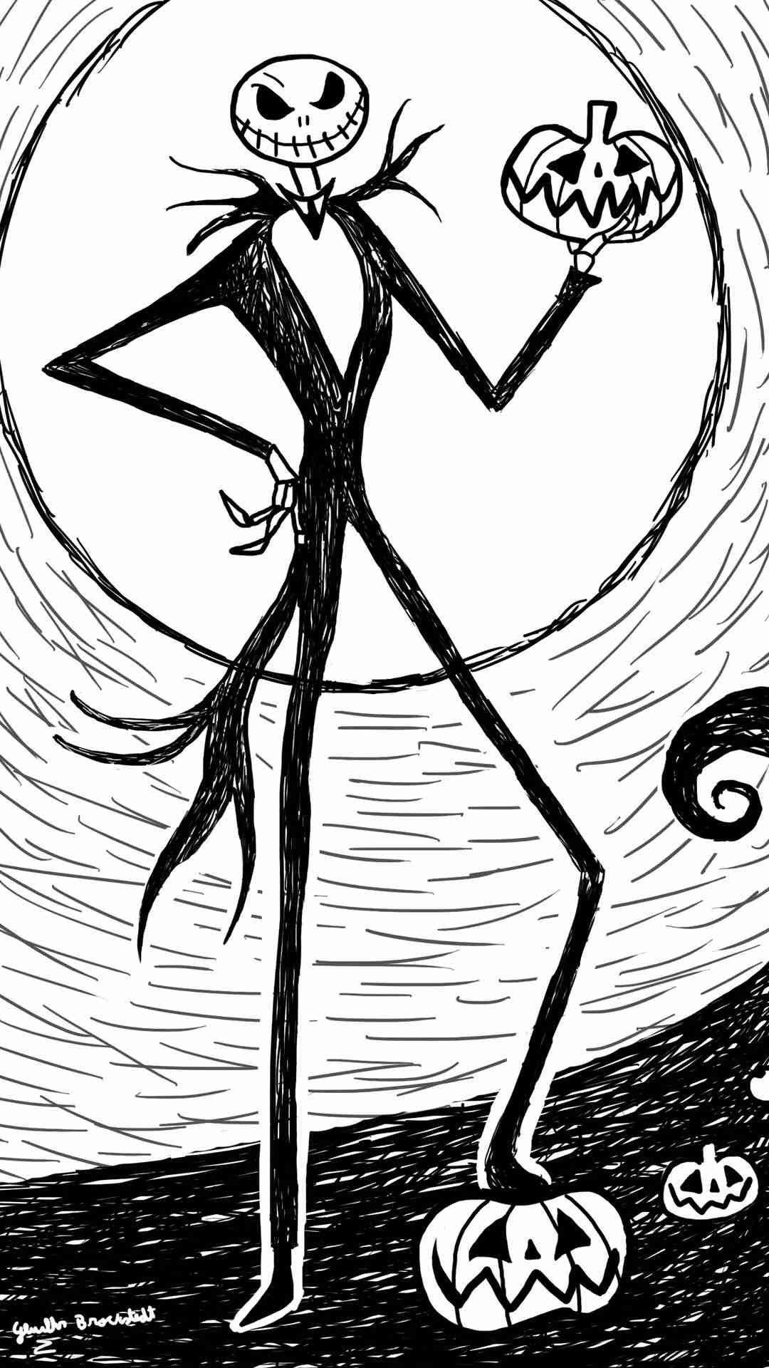 1080x1920 Nightmare Before Christmas backgroundDownload free