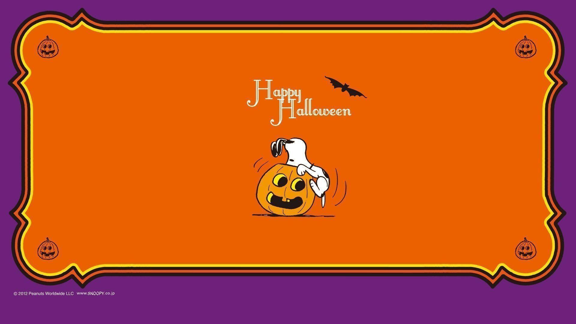 1920x1080 Latest Peanuts Halloween Desktop Wallpaper FULL HD 1920