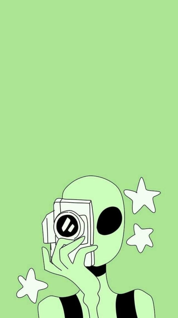 720x1280 Alien Aesthetic Wallpaper