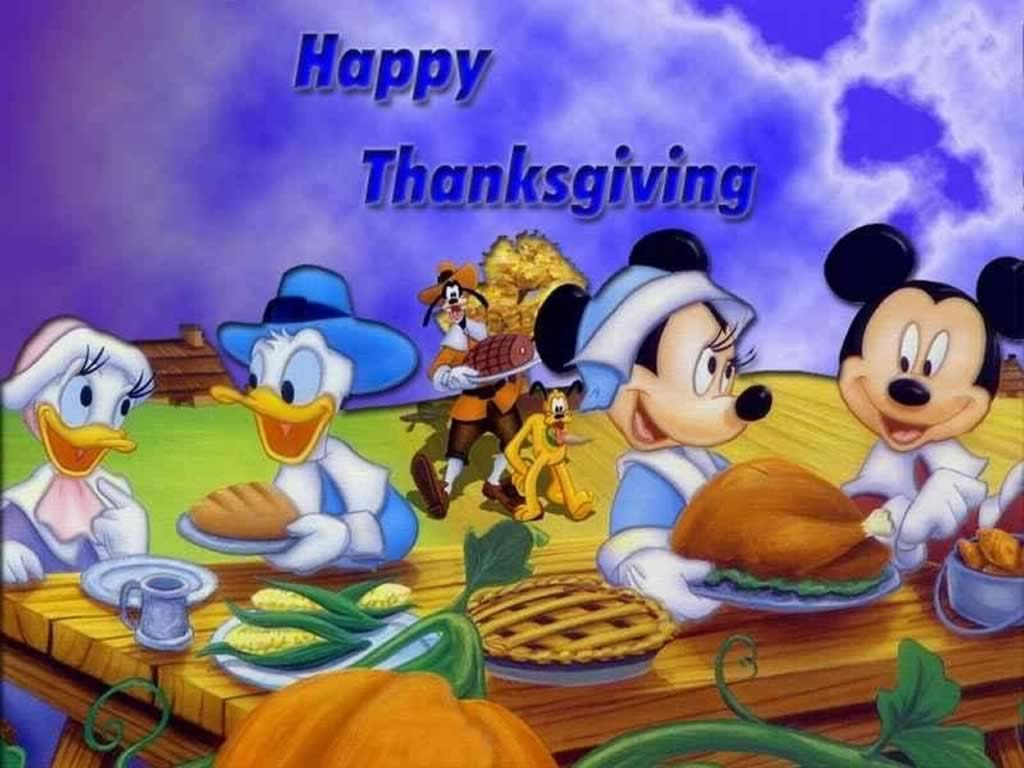 1024x768 Cute Thanksgiving Wallpaper for Desktop