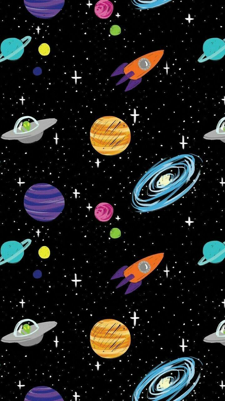 720x1279 Cartoon Galaxy Wallpaper, Free Stock Wallpaper