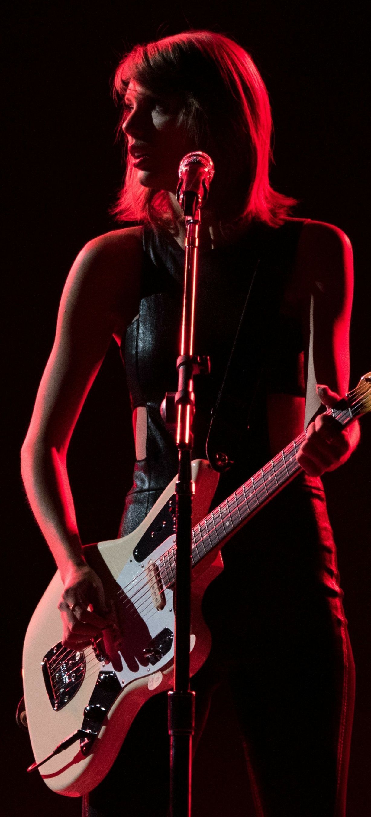 1228x2700 Mobile wallpaper: Music, Guitar, Singer