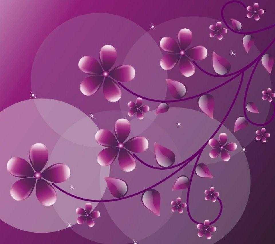 960x854 Free download Purple flowers 960x854 Screensaver wallpaper