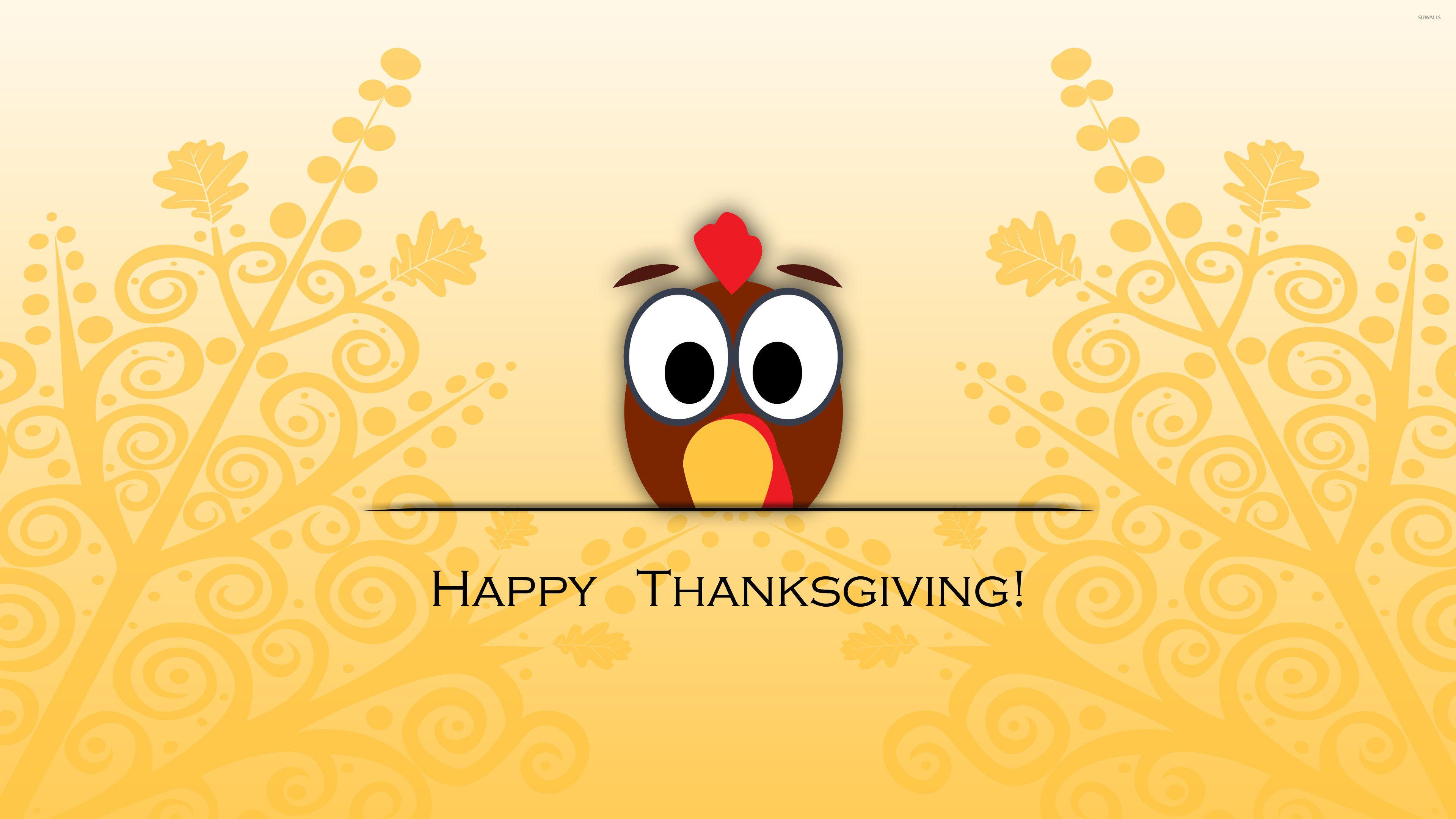 3840x2160 Thanksgiving Turkey Wallpaper