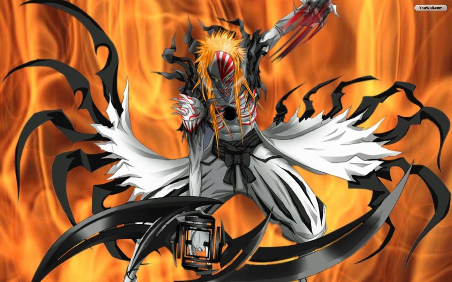 1440x900 Bleach Ichigo Hollow Cartoon Wallpaper for iPad Air 2