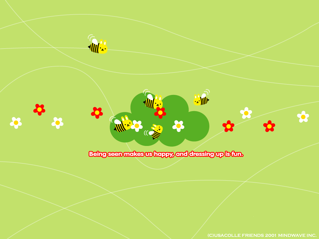 1024x768 Free kawaii wallpaper for Easter