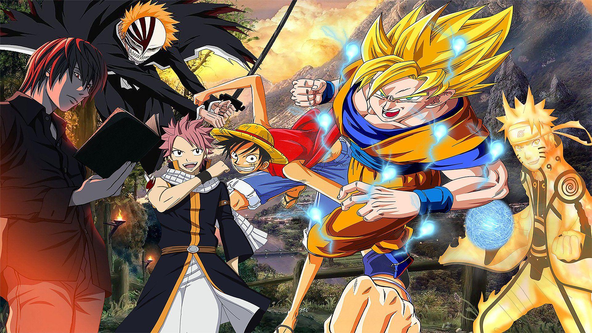 1920x1080 Naruto Bleach Wallpaper