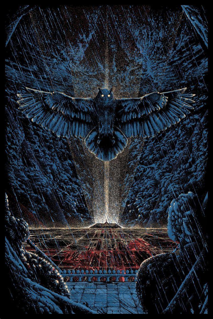 748x1122 Kilian Eng, Blade Runner, Science fiction, Owl, Fan art